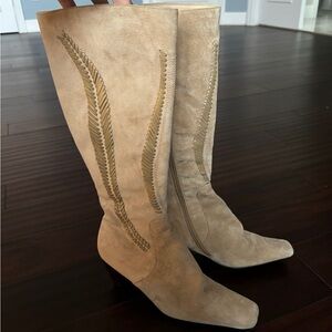 Vintage Seude Knee Boots